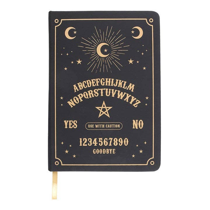 Black Gothic Ouija Talking Board A5 Notebook