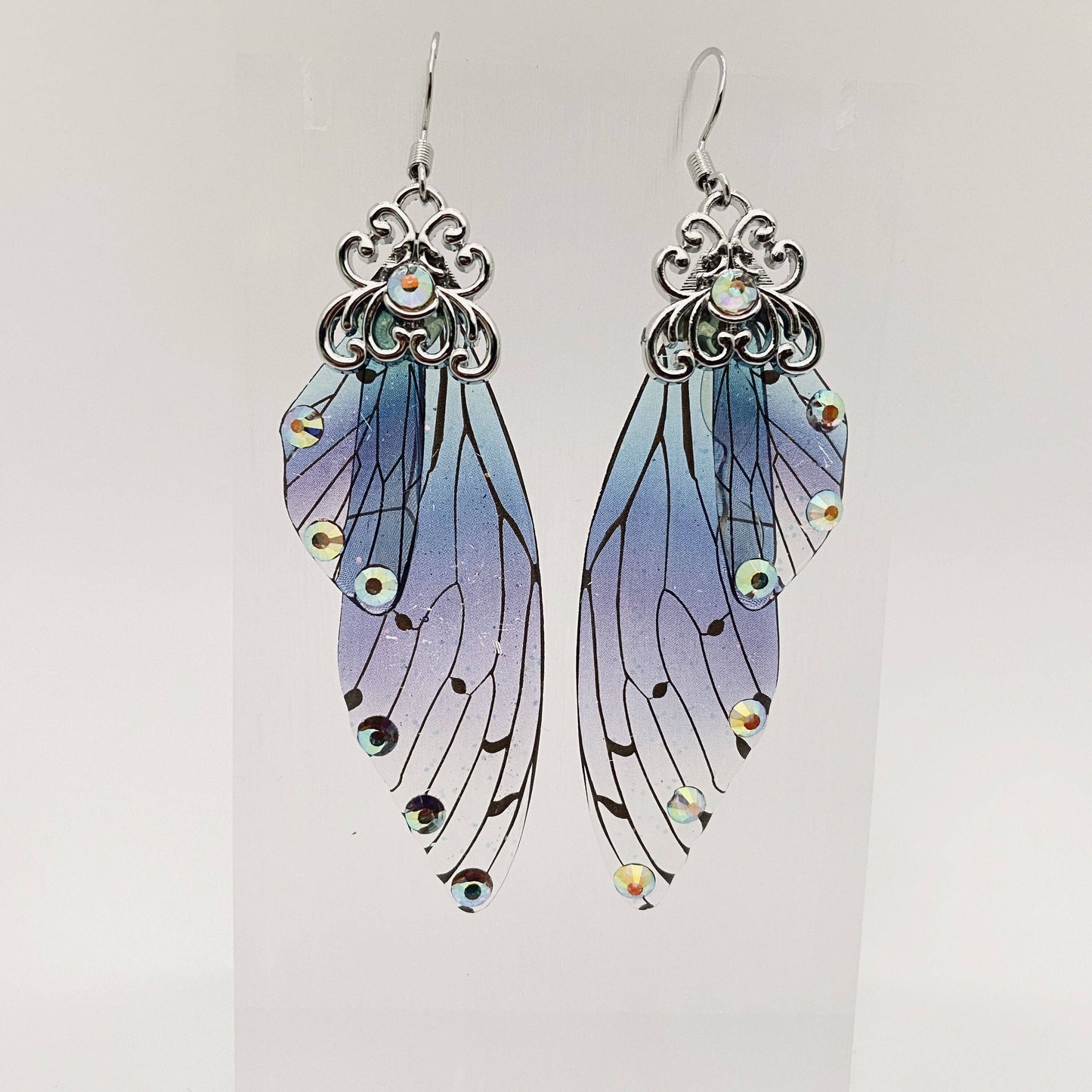 Handmade Fairy Wings Earrings Insect Butterfly Wing
