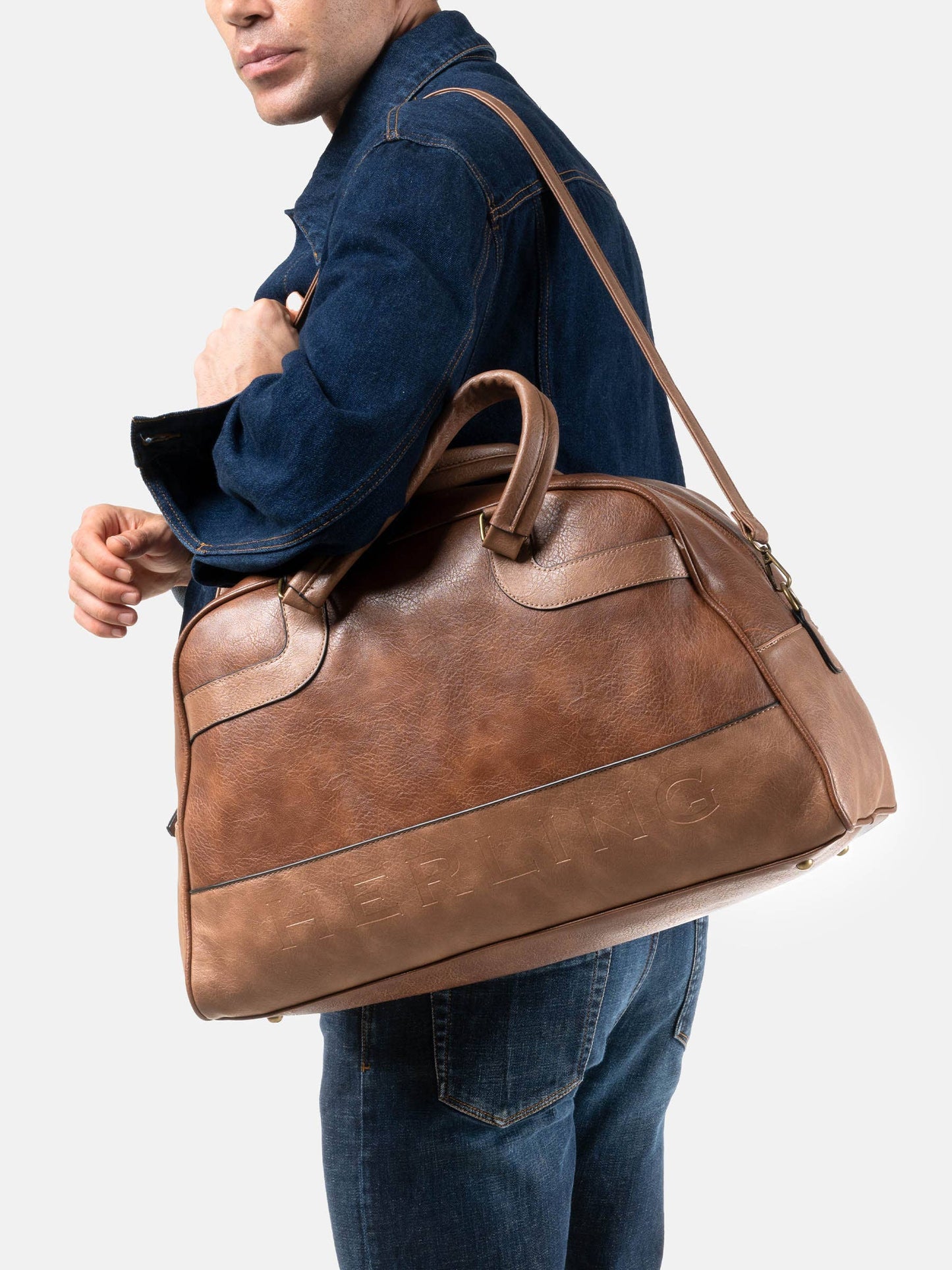 ROWAN - Travel bag: PEWTER GREEN