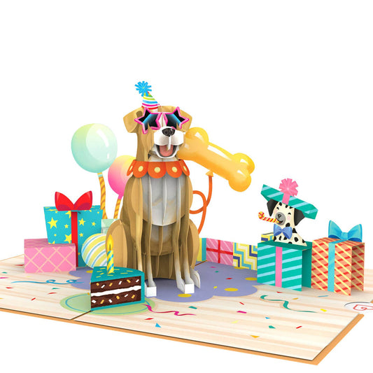 Birthday Dog Pop-Up Card