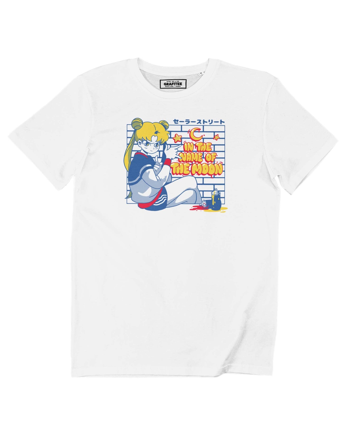 Sailor Street T-shirt - Japanese Manga Graffiti T-shirt