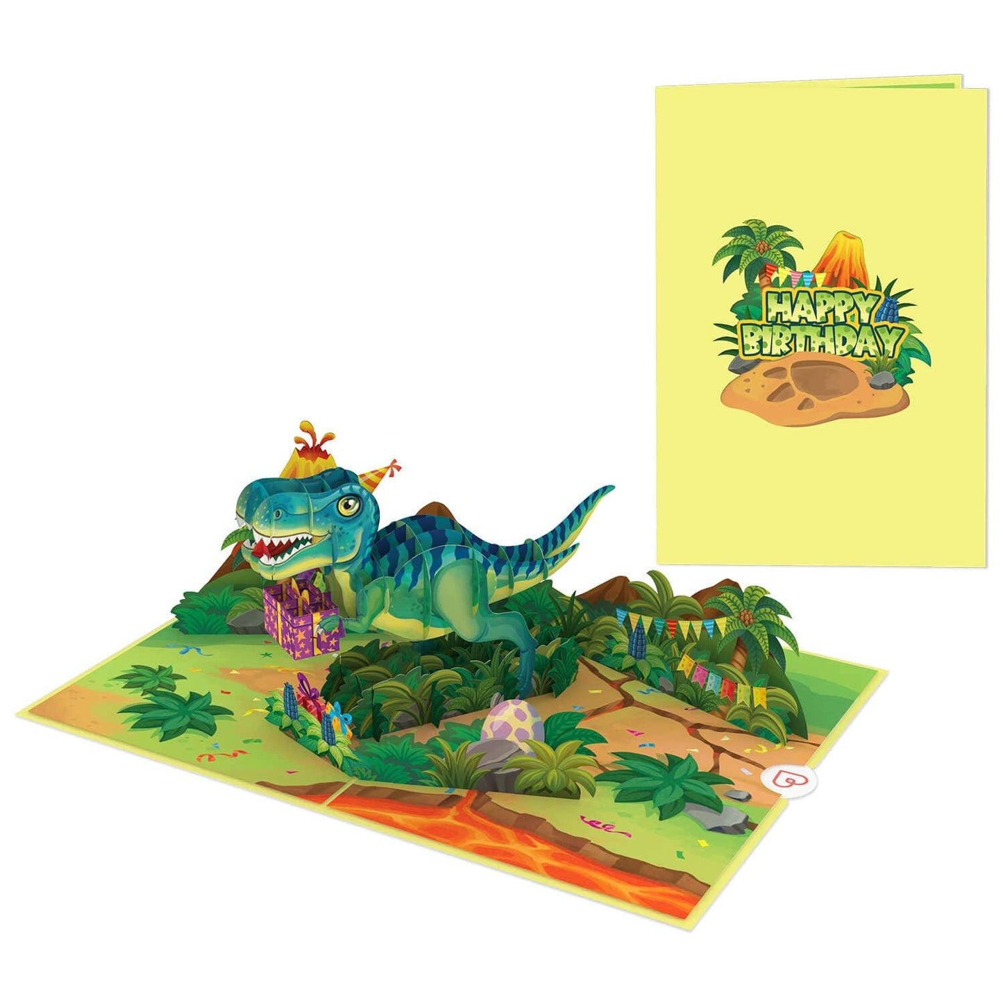 Dinosaur pop-up card