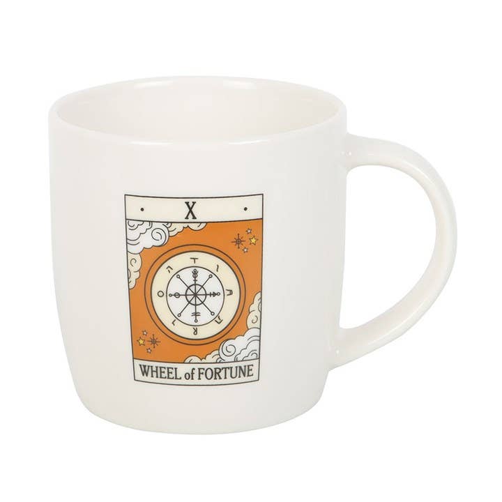 The Wheel of Fortune Vintage Tarot Card Mug