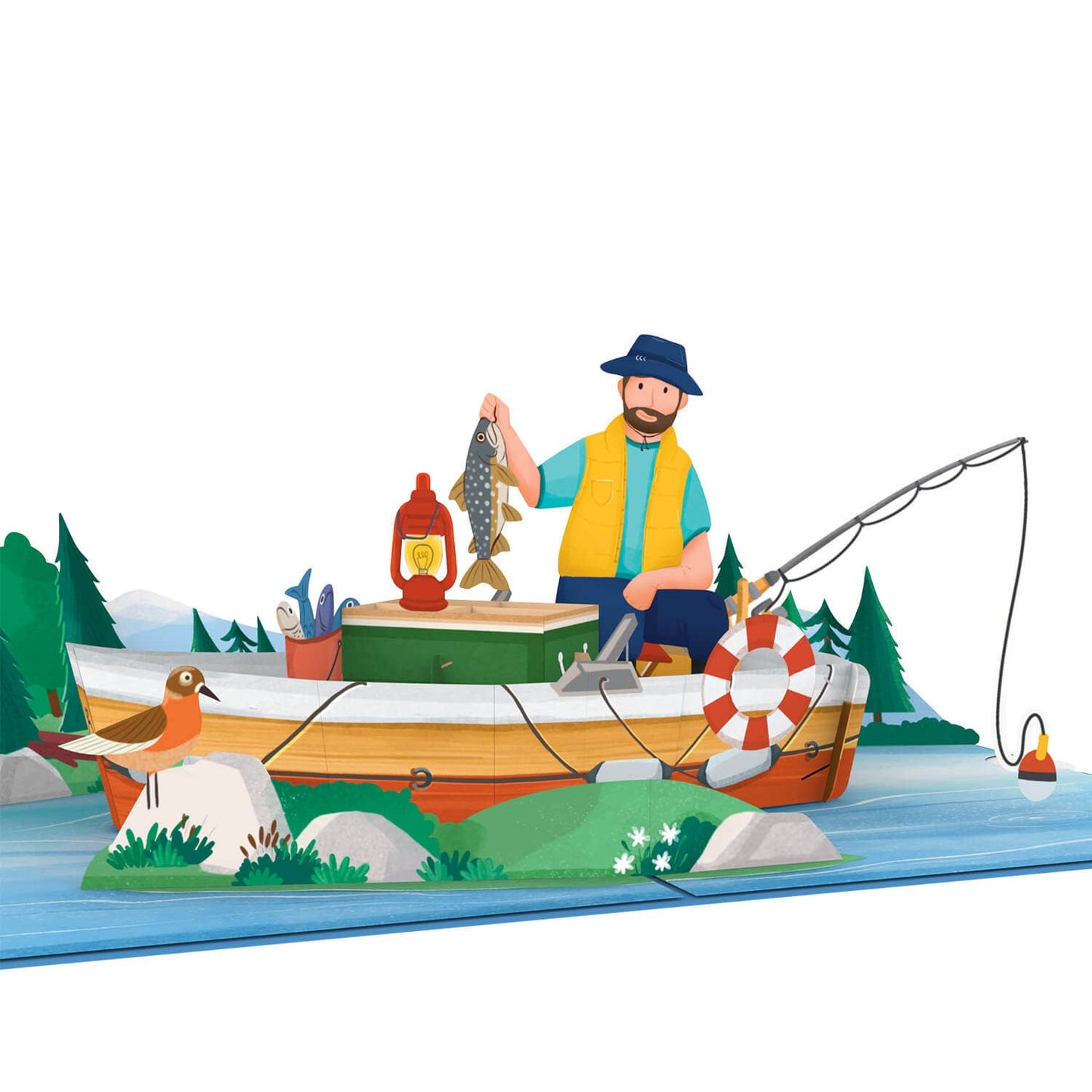 Fishing Pop-Up Card