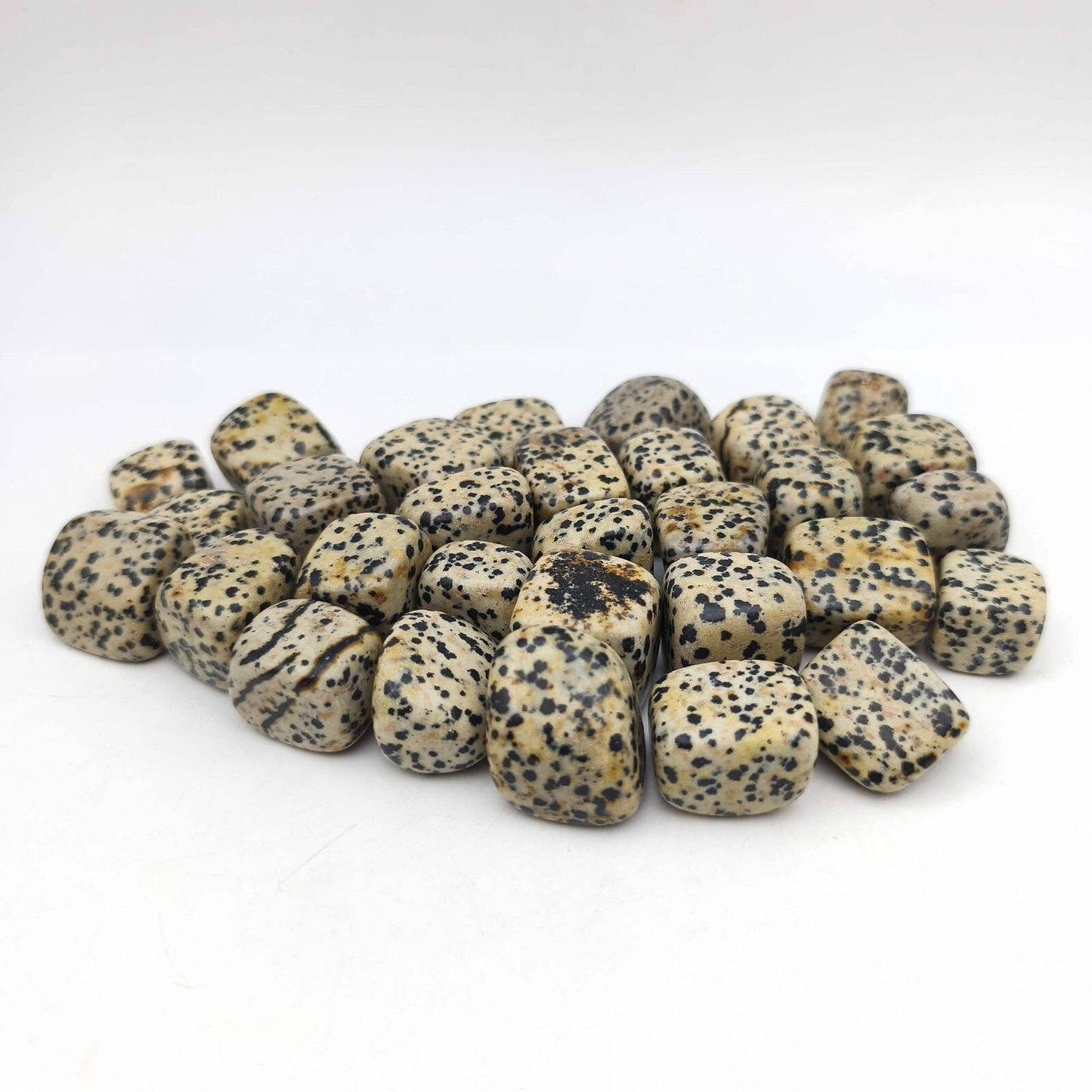 Tumbled Stones - Dalmatian Jasper (200 g)