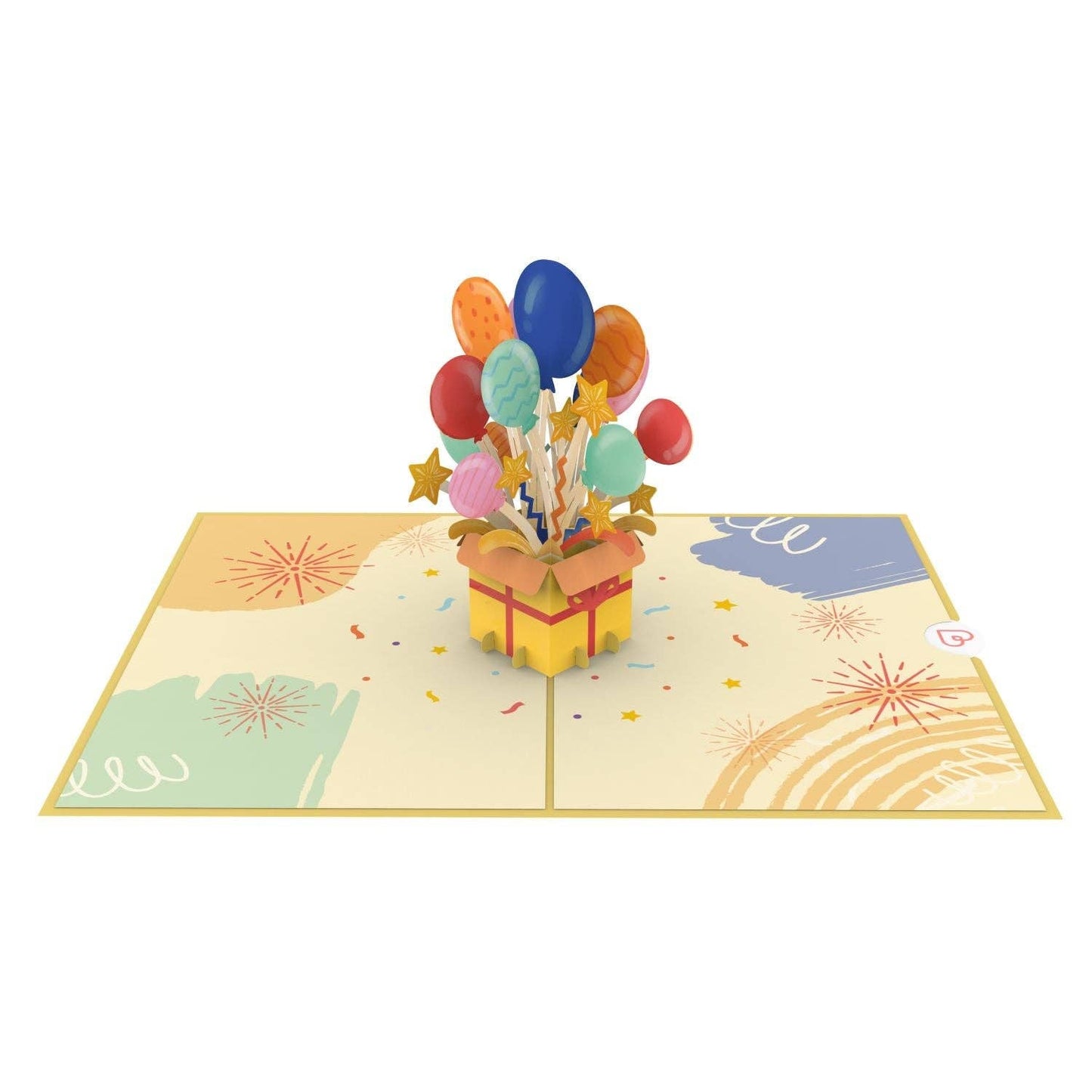 Gift box pop-up card