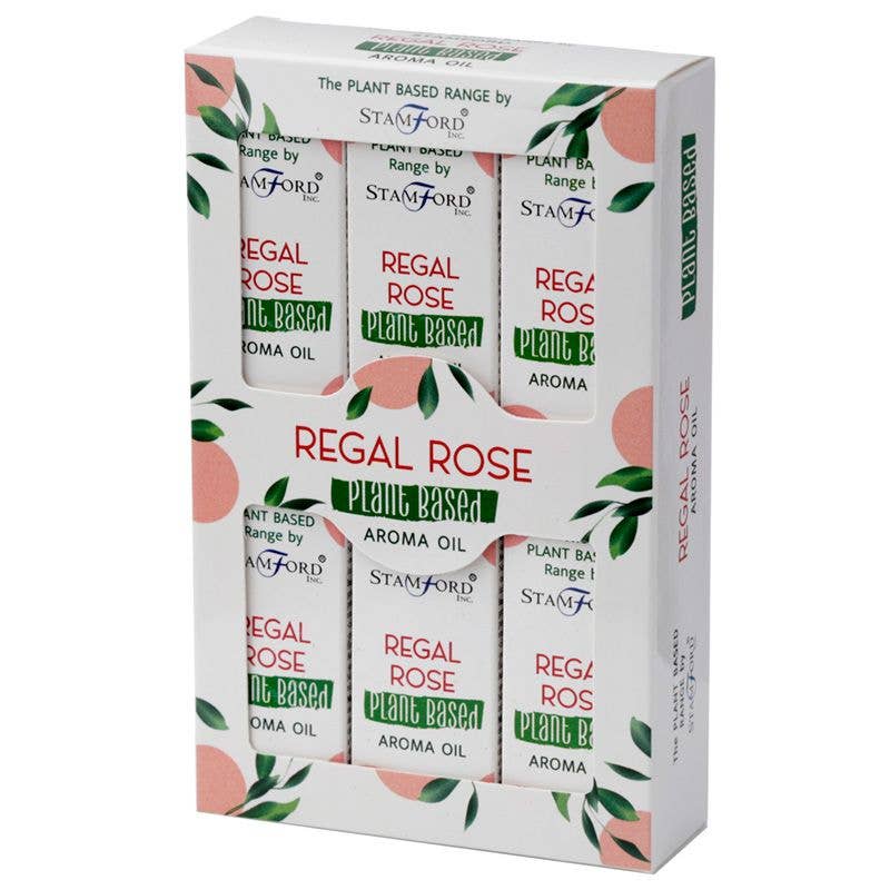 Pack of 6 Plant Based Aroma Oil - Regal Rose