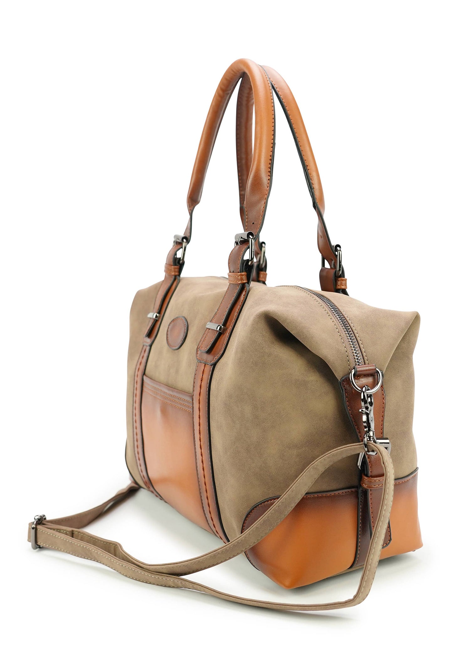 'PACIFIC' handbag - Spacious with many compartments: Brown