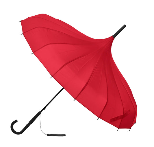 Boutique Classic Pagoda Umbrella in Red - BCSPPAR: Red