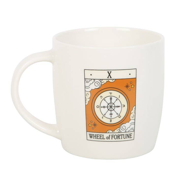 The Wheel of Fortune Vintage Tarot Card Mug