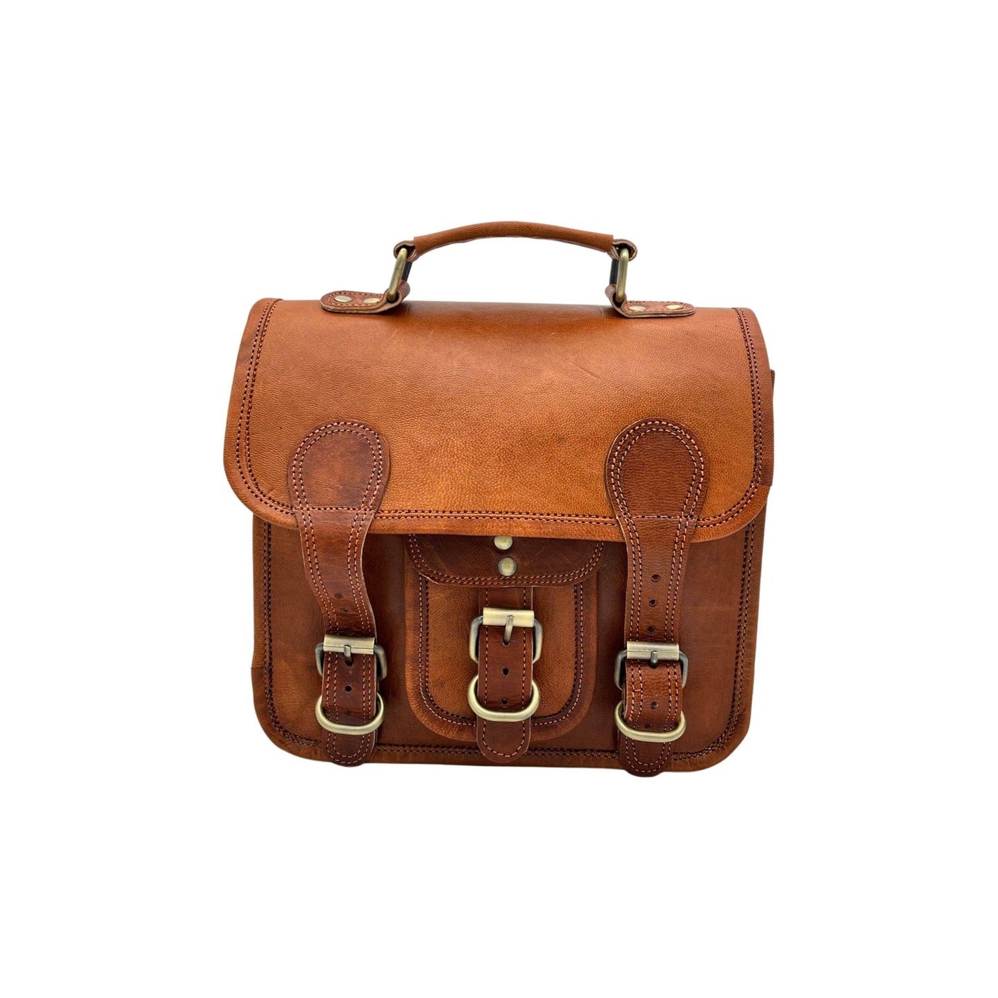 Mahi Genuine Goatskin Leather Briefcase 26 cm