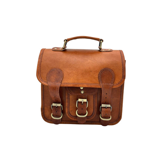 Mahi Genuine Goatskin Leather Briefcase 26 cm