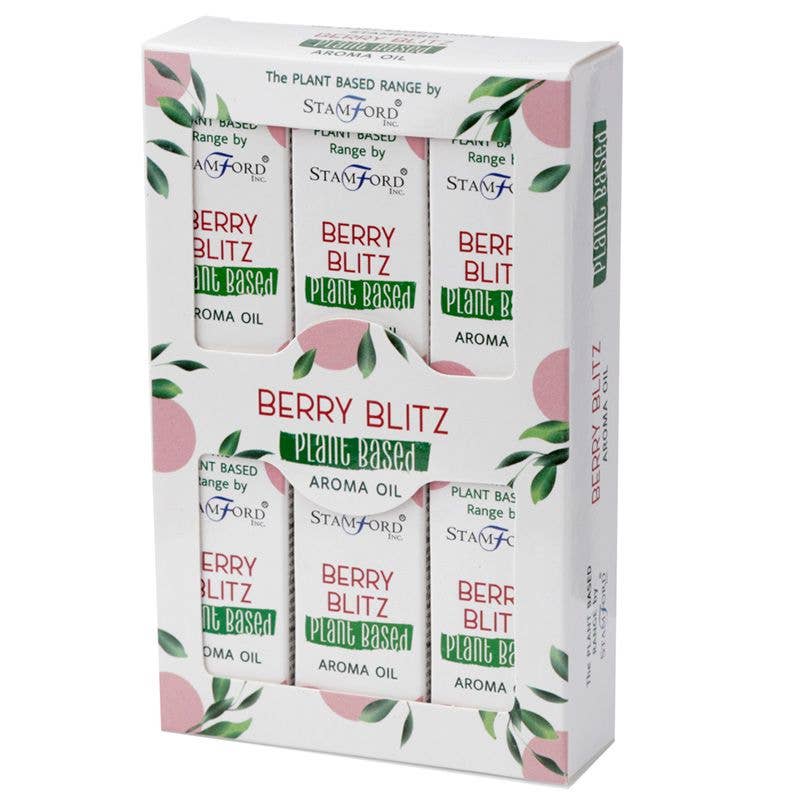 Pack of 6 Plant Based Aroma Oil - Berry Blitz