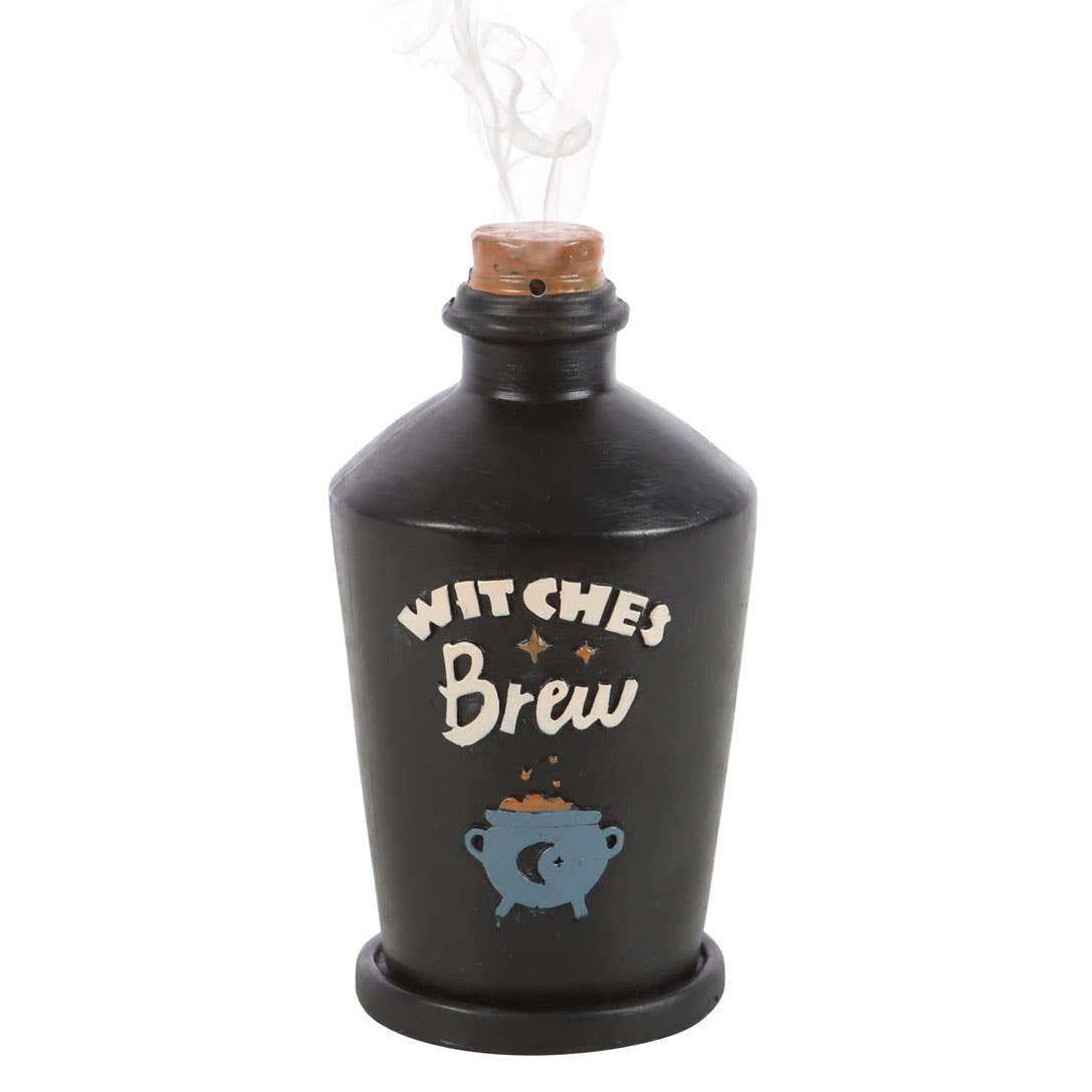 Witches Brew Potion Bottle Halloween Incense Cone Burner