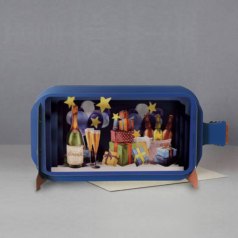 Message in a Bottle Pop Up Card Mib121