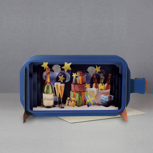 Message in a Bottle Pop Up Card Mib121