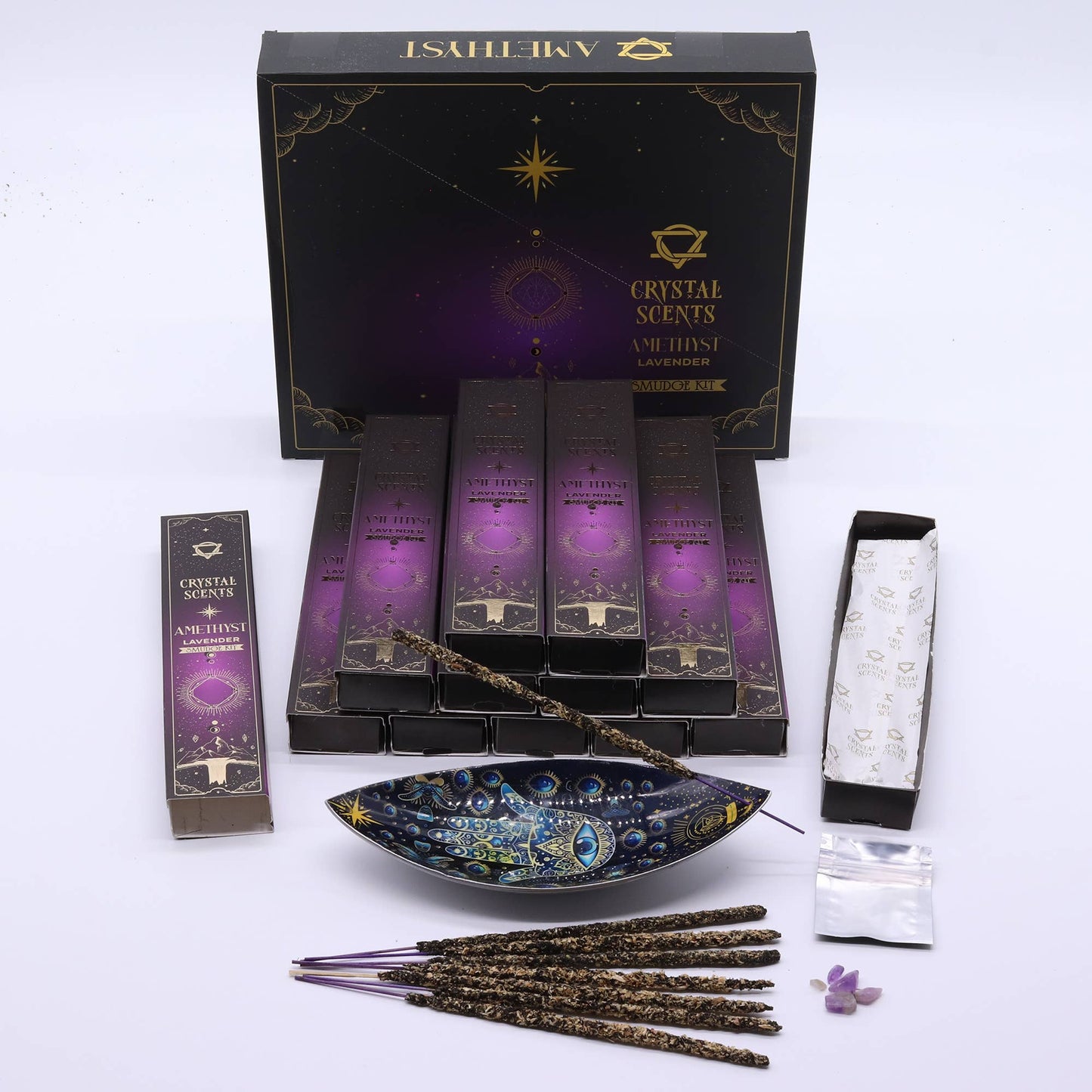 Wholesale Crystal Scents Smudge Incense Sticks