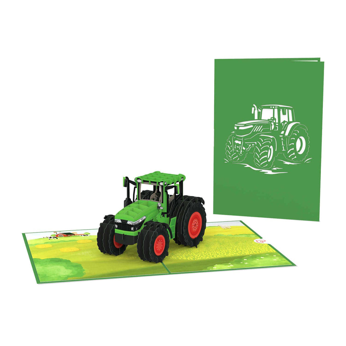 Tractor pop up card