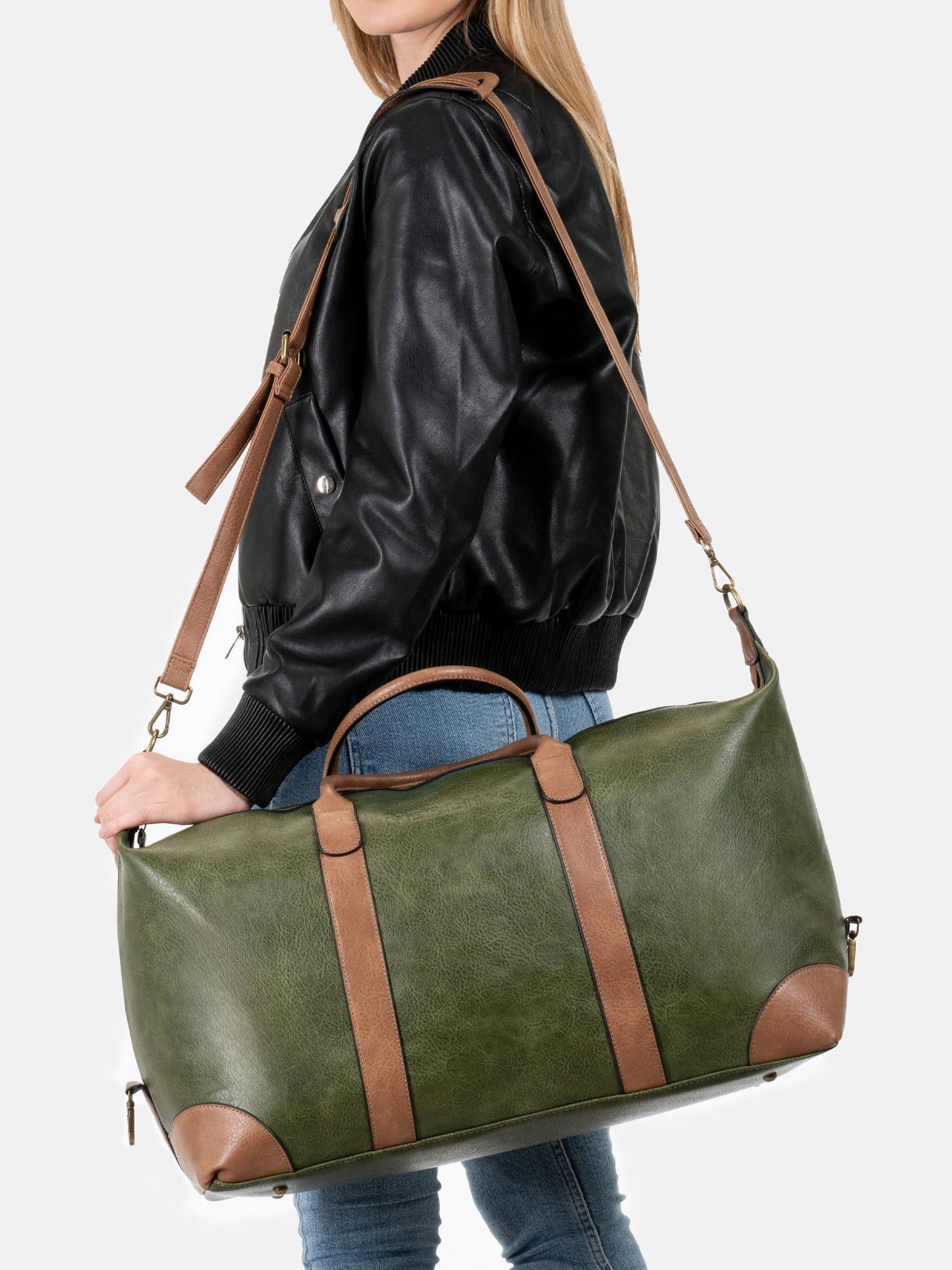 FROST - Travel bag: PEWTER GREEN