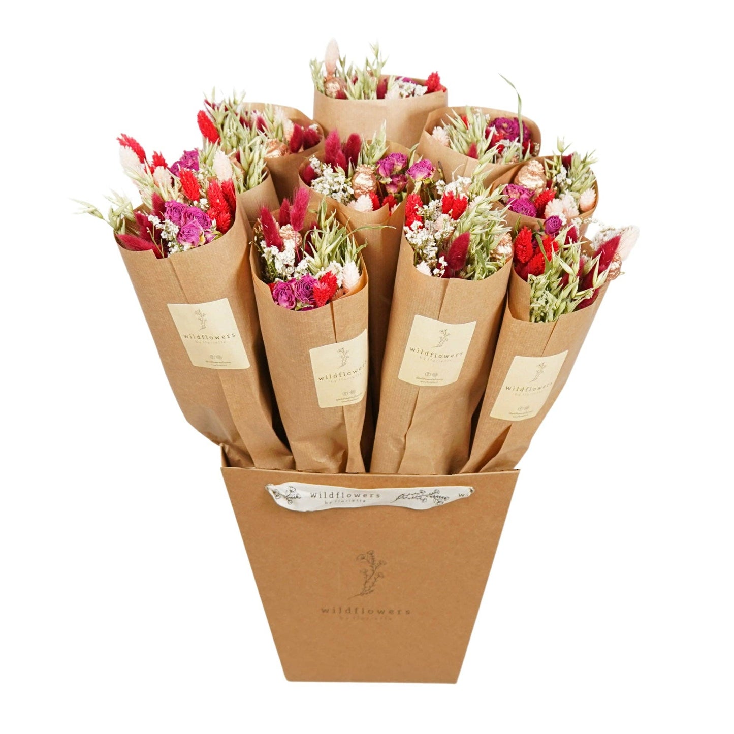 Dried Flowers - Market more - Red Allure