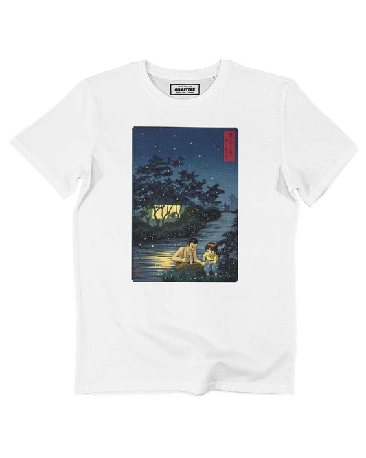 Floating Fireflies T-Shirt - Japan Anime Print T-Shirt