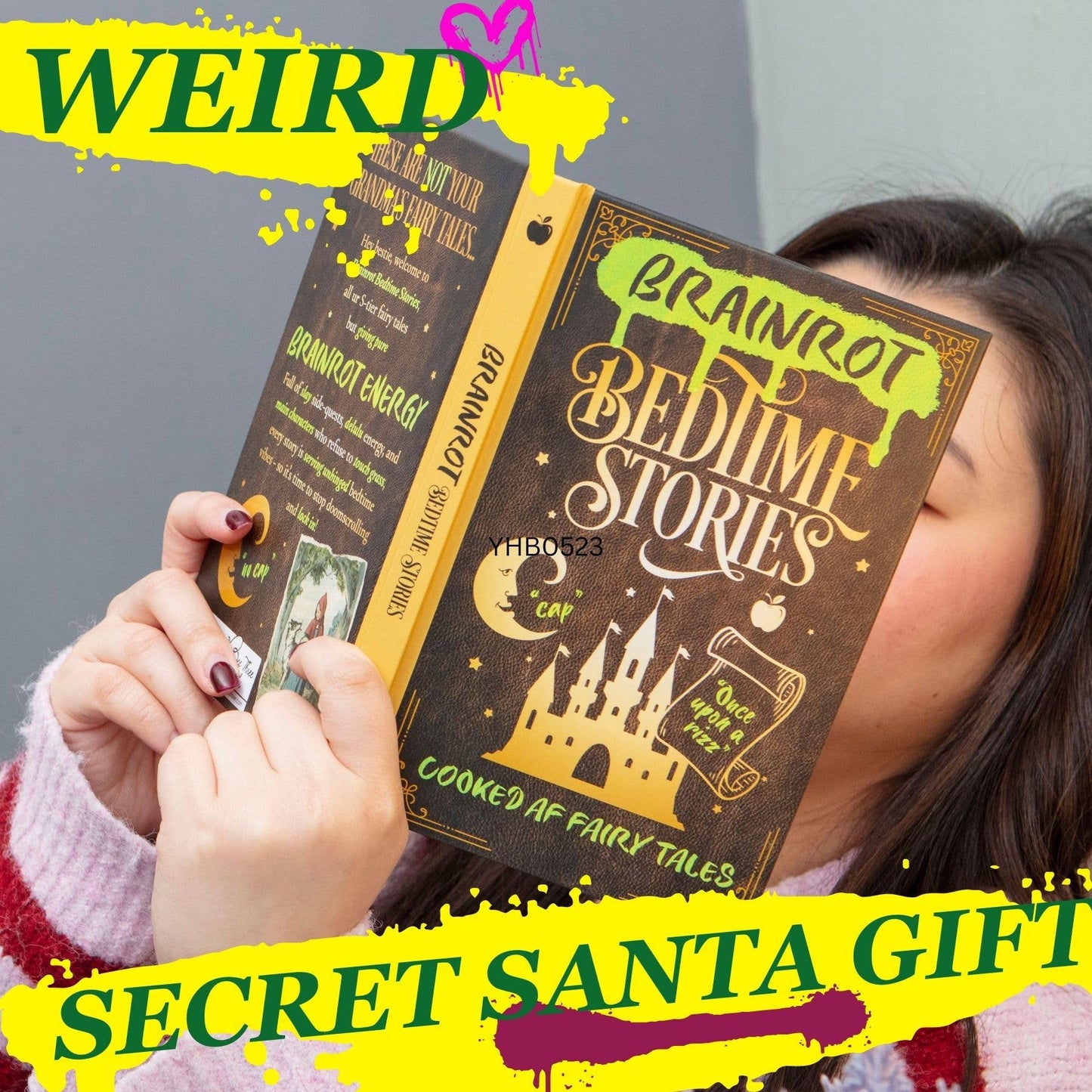 Brainrot Bedtime Stories Funny Gift Book