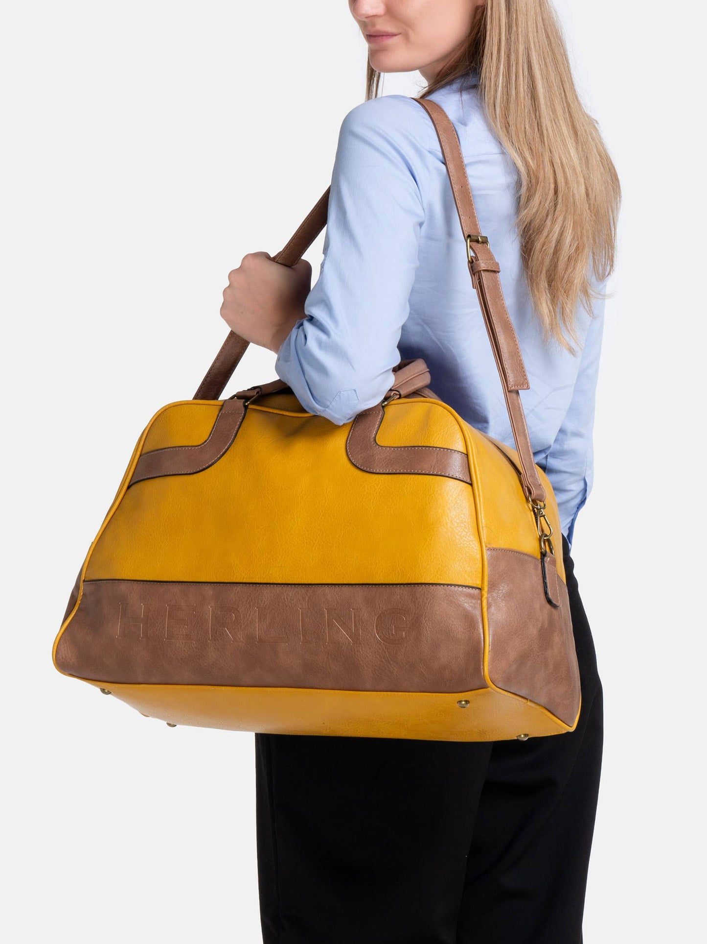 ROWAN - Travel bag: MUSTARD YELLOW