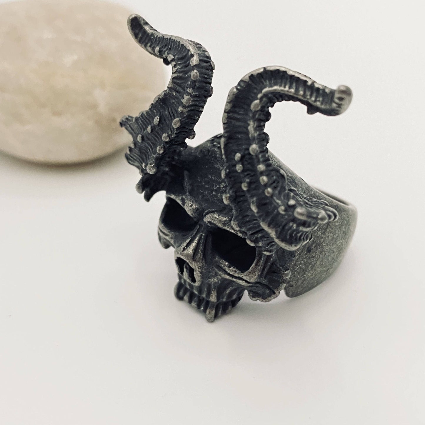MJ/MR/GT - High Quality Men's Stainless Steel Skull Rings
