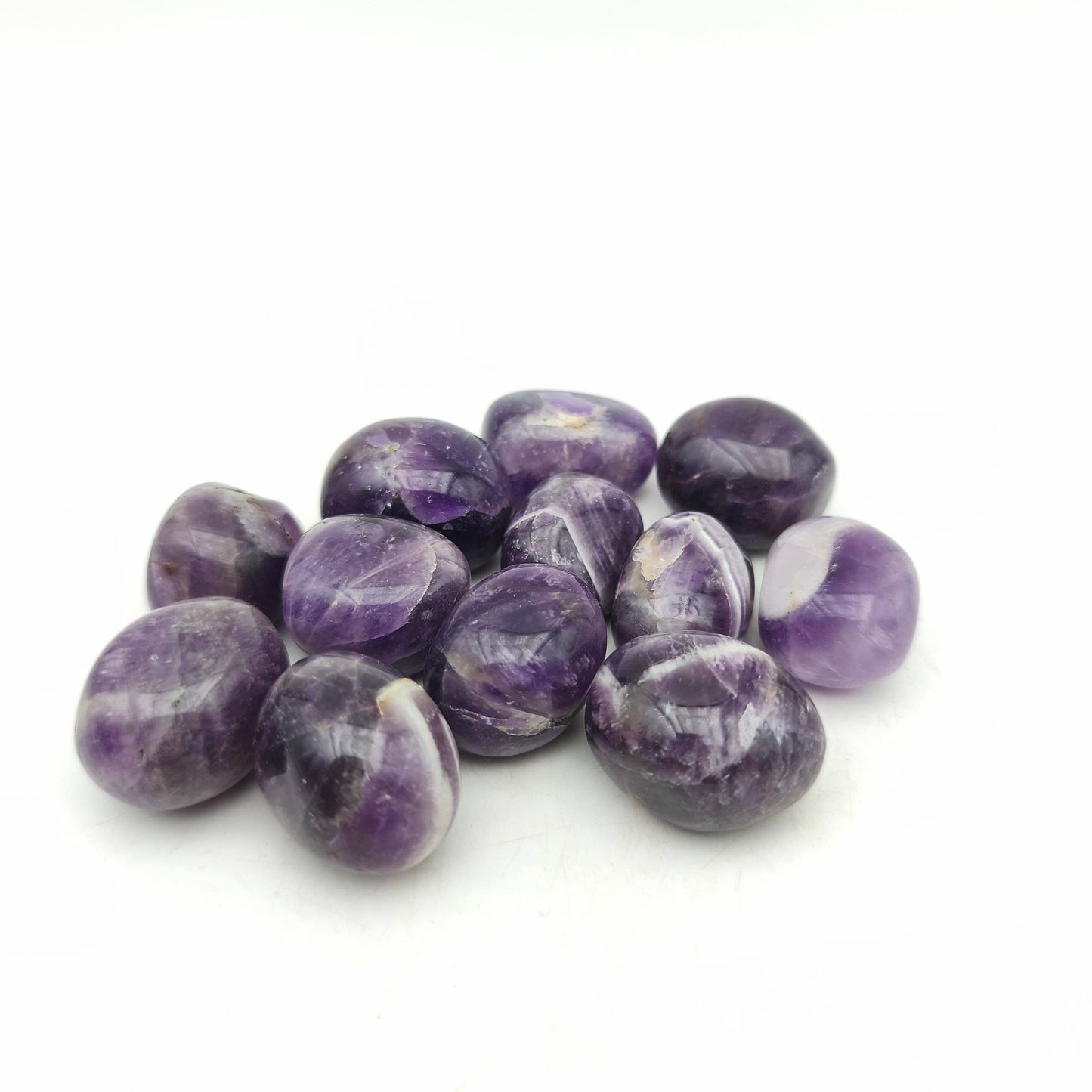 Tumbled Stones - Chevron Amethyst (200 g)