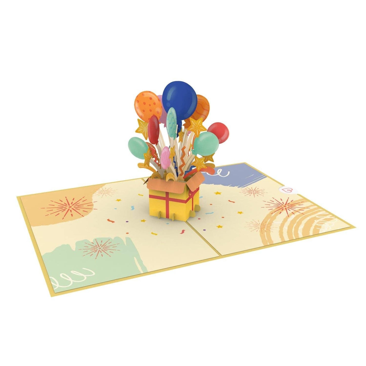 Gift box pop-up card