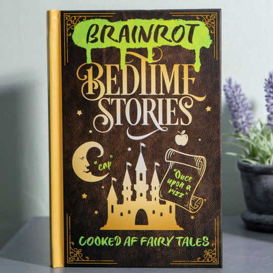 Brainrot Bedtime Stories Funny Gift Book