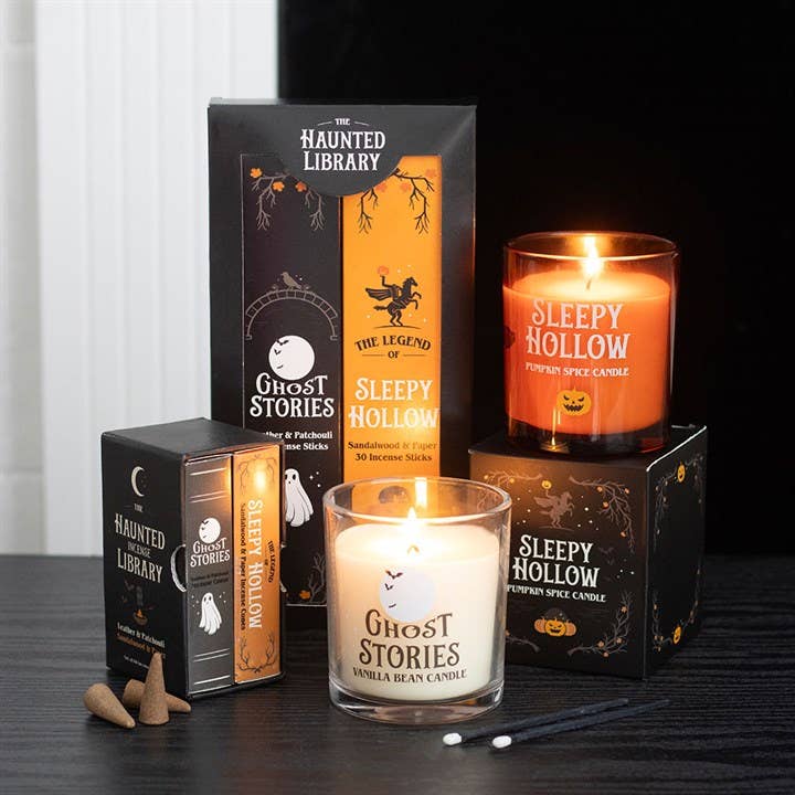 Set of 2 Haunted Library Halloween Incense Stick Packs
