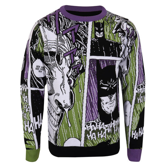 DC Comics Batman Joker Manga Knitted Jumper: Large