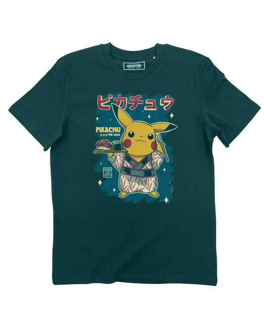 Pikachu Sushi Tee - Pokemon Sushi Graphic Tee