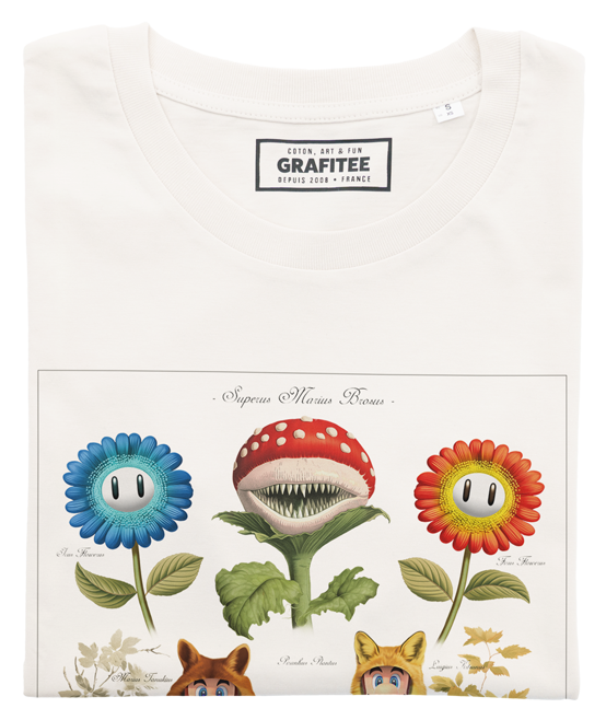 Superus Marius Brosus T-Shirt - Video Games T-Shirt: Off-white / L