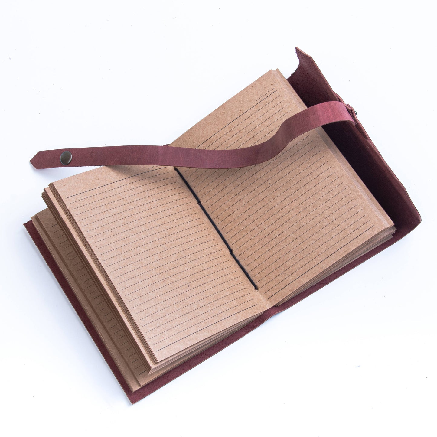 Leather journal diary with Unruled/Ruled page Travel journal: Unlined