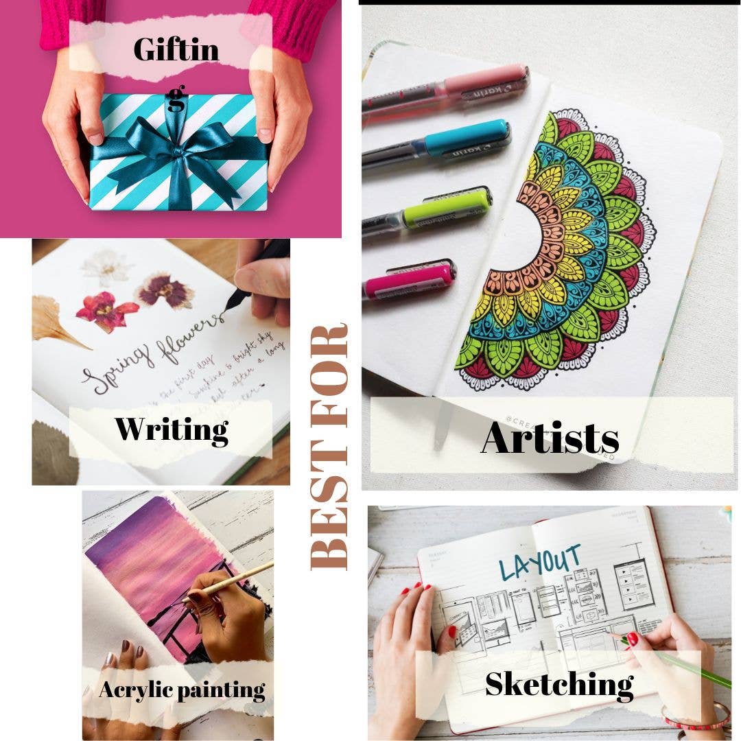 Marbled cover Hardbound Diary journal