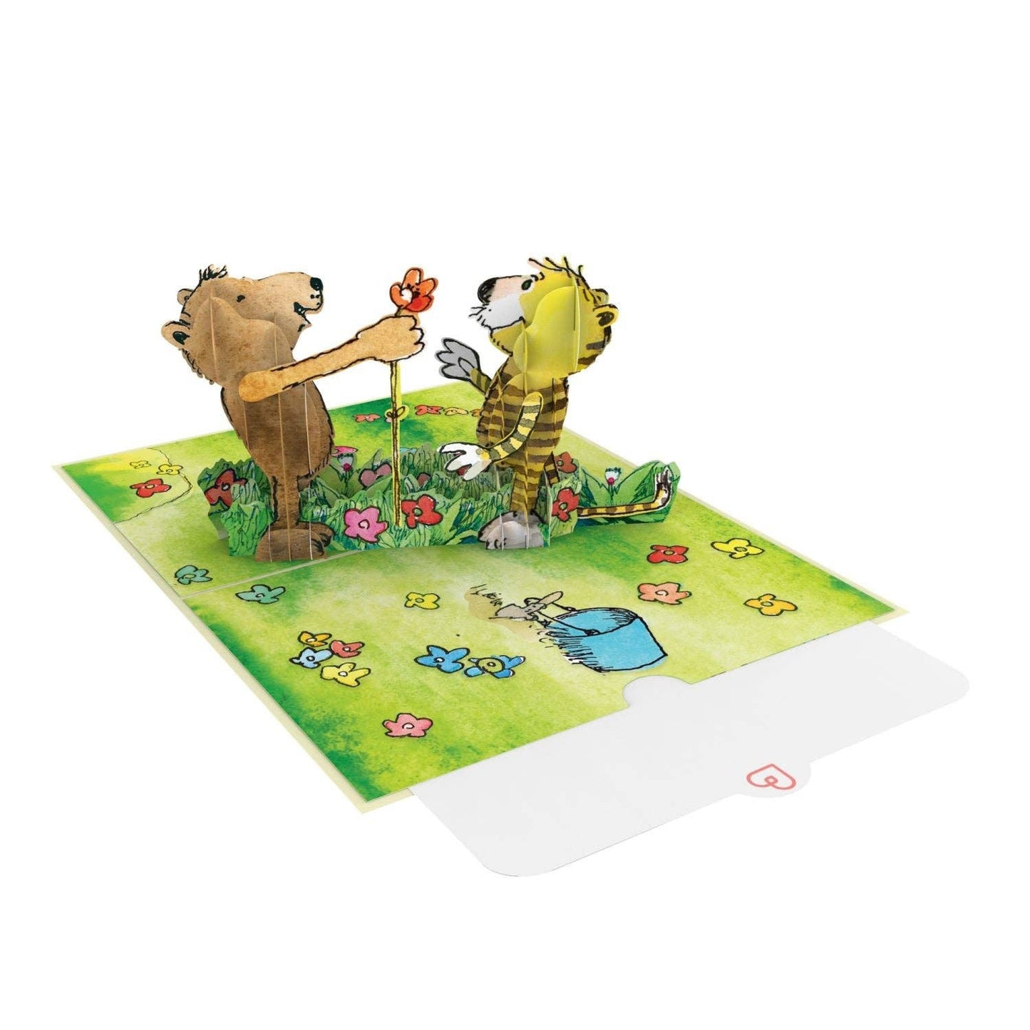 Janosch® flower greeting pop-up card