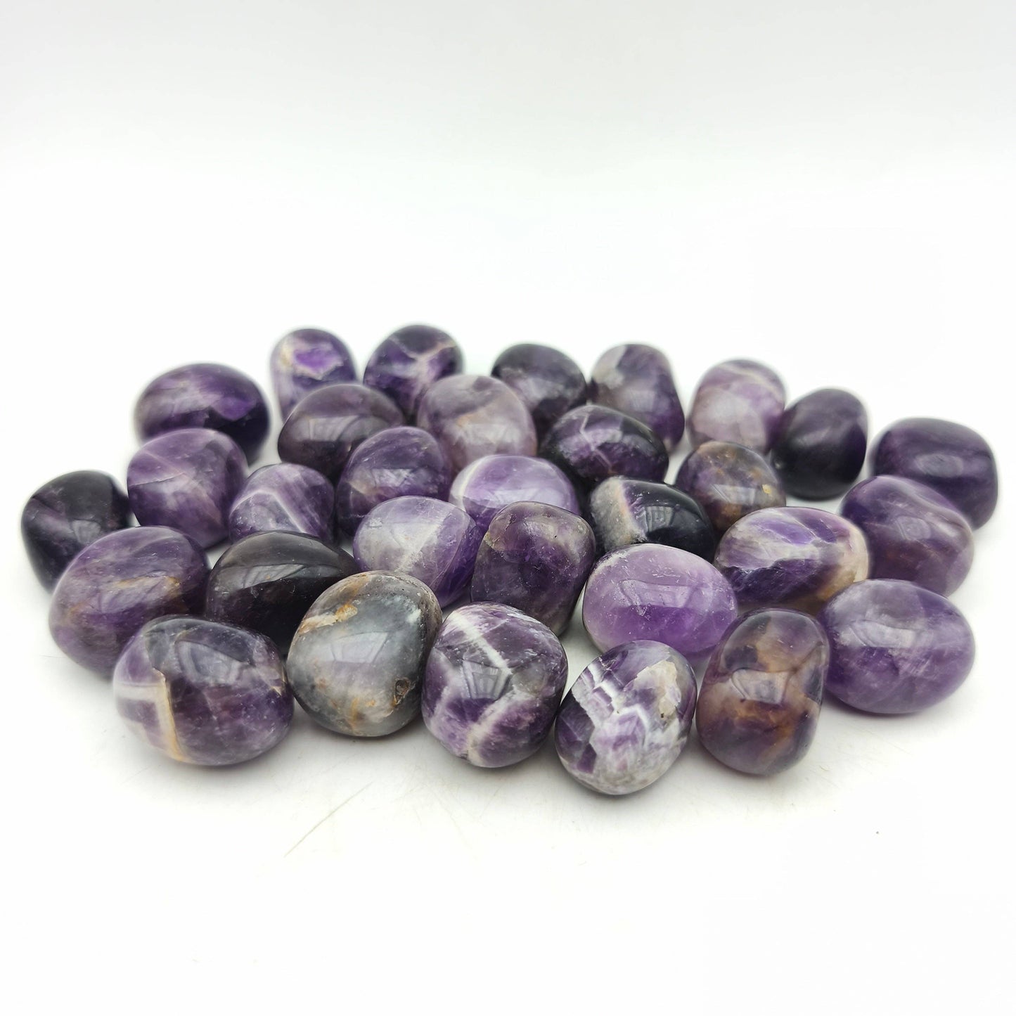 Tumbled Stones - Chevron Amethyst (200 g)