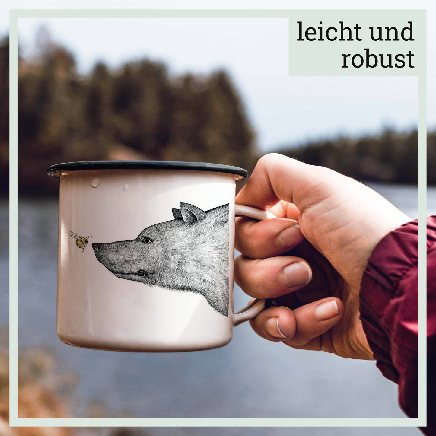 Enamel mug - The Encounter: 300 ml