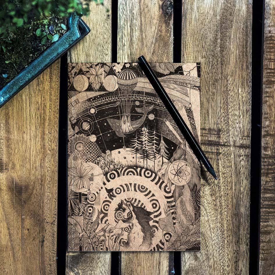 Notebook [recycled paper] - cosmos: DIN A6