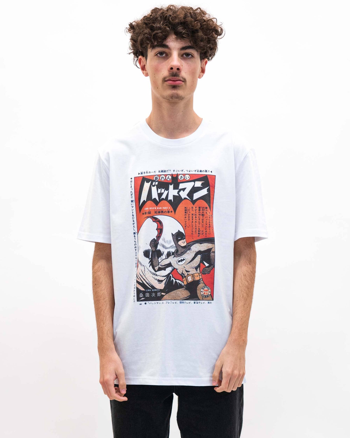 Bat Manga Tee - Vintage Manga T-Shirt: L