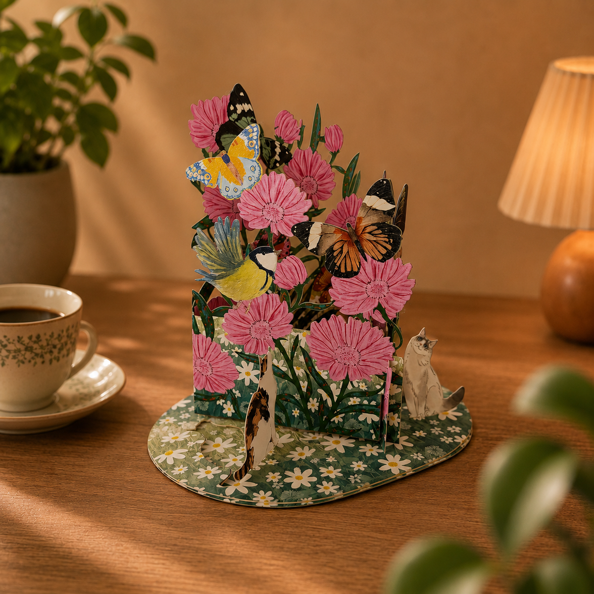 Butterfly Garden Pop-Up Card