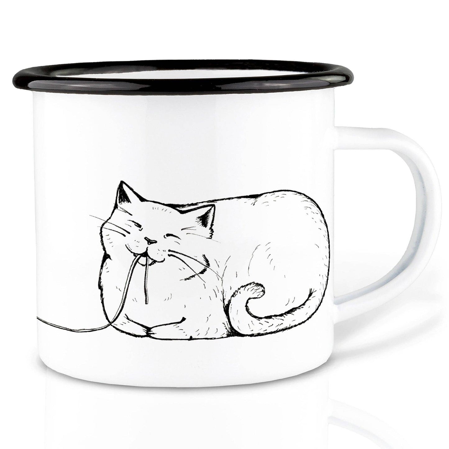 Enamel mug — Spacatti: 300 ml