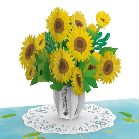 Sunflower pop-up card
