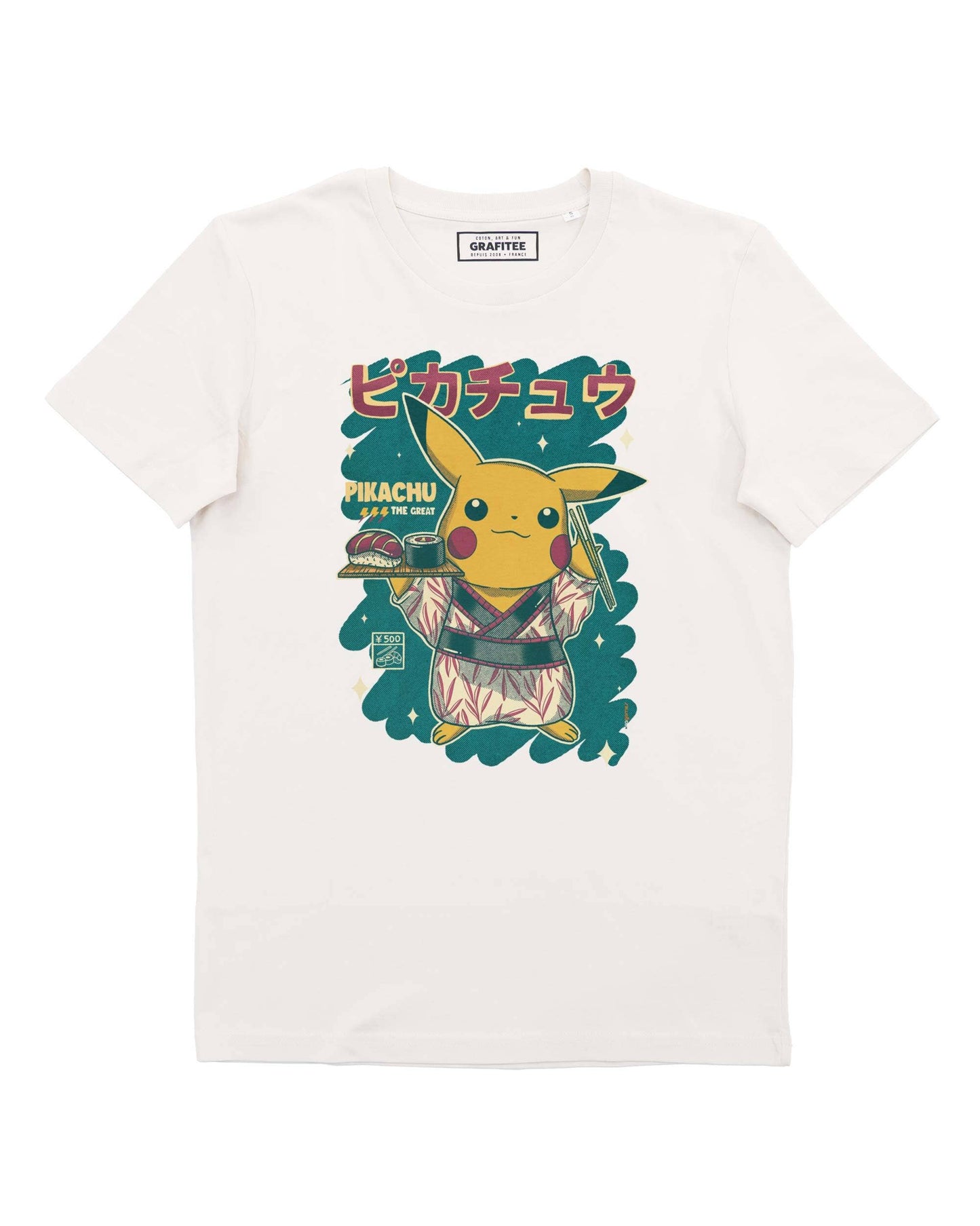 Pikachu Sushi Tee - Pokemon Sushi Graphic Tee