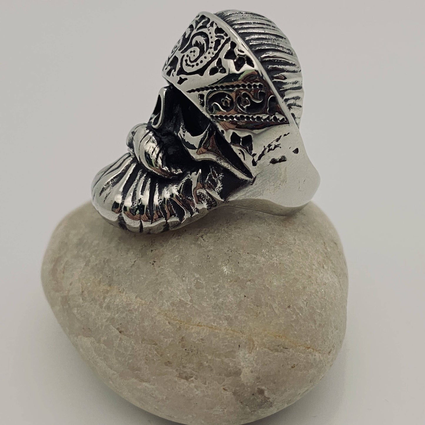 MJ/MR/GT - High Quality Men's Stainless Steel Skull Rings