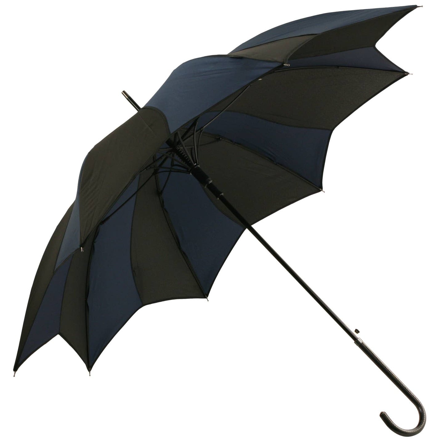 Blue and Black Swirl Umbrella - EDSSWBB: Beige