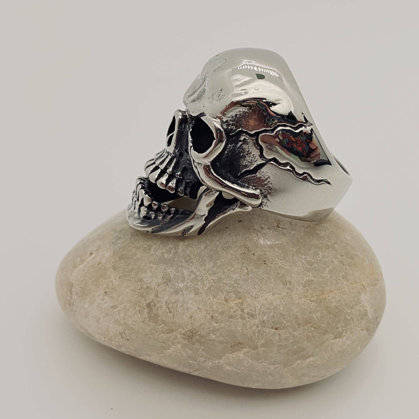 MJ/MR/GT - High Quality Men's Stainless Steel Skull Rings
