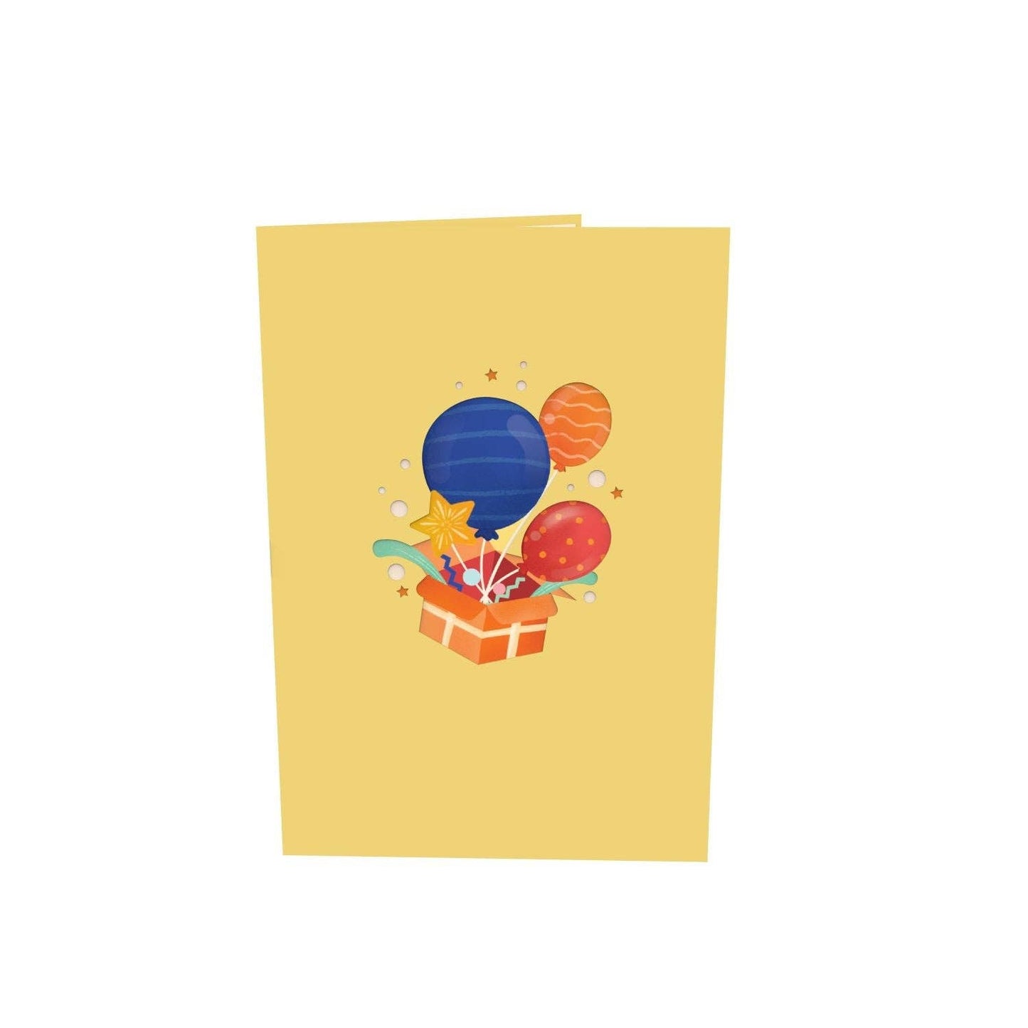 Gift box pop-up card